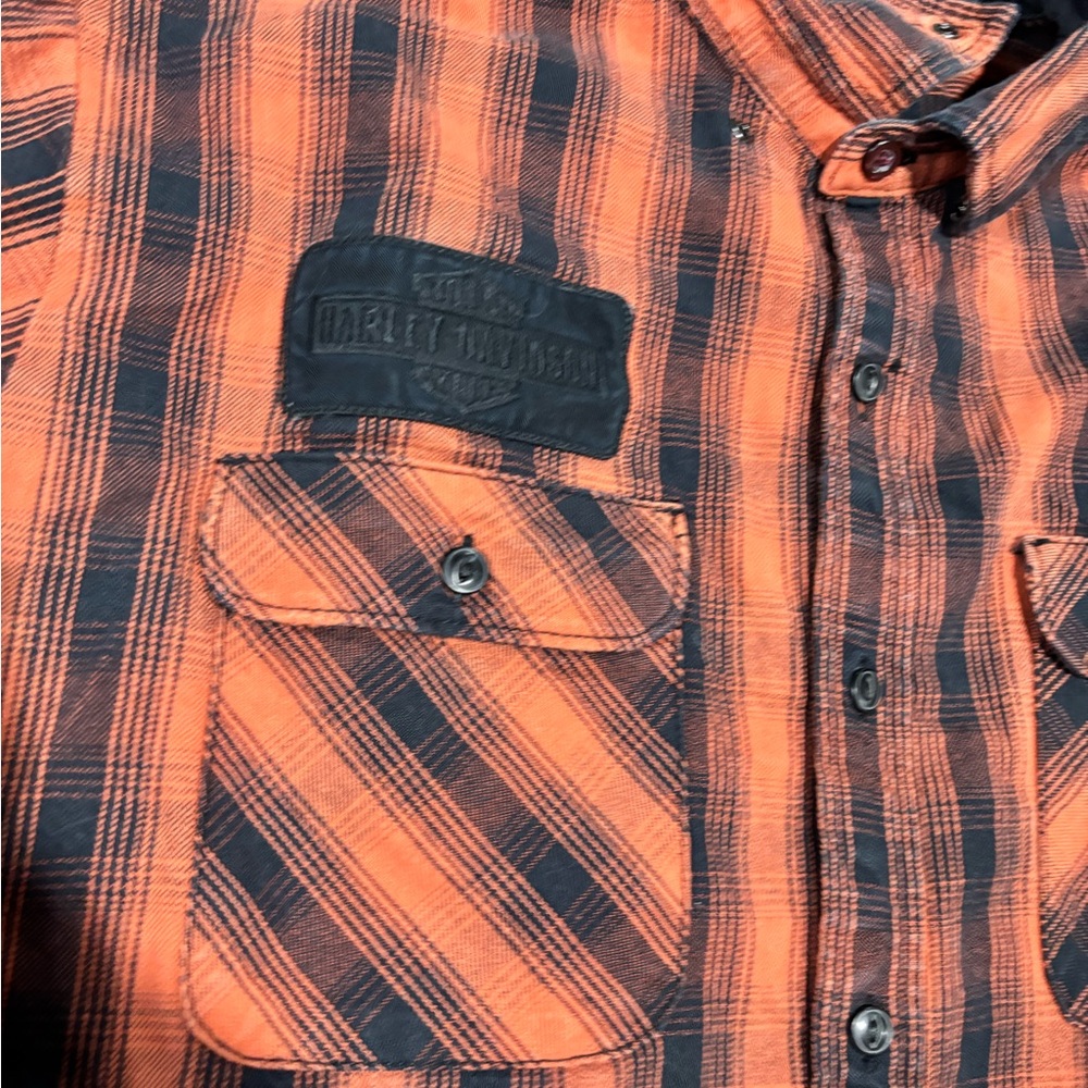 Harley Davidson xlarge button down - image 6